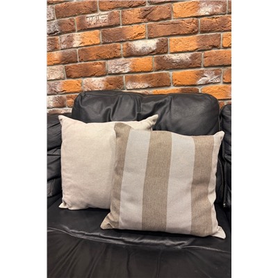 Подушки декоративные с чехлом из рогожки 2 шт. Арт. Рогожка/2шт