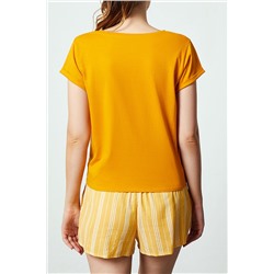 Футболка с горчичным какао