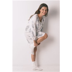 Camisón midi estampado Paisley