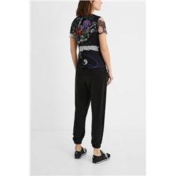 Camiseta manga corta tul