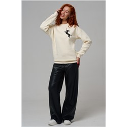 8576 женский свитшот оверсайз