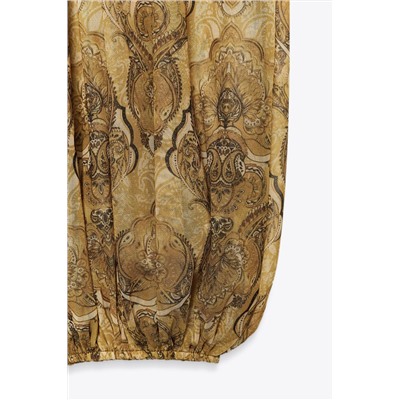 PRINTED BALLOON TROUSERS