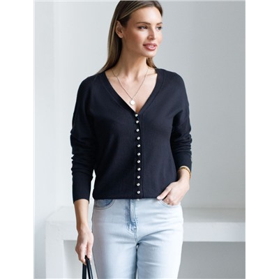 Кардиган тонкой вязки из вискозы