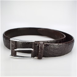 Ремень из кожи крокодила 40 мм