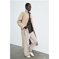 TRENCH CUADROS REVERSIBLE ZW COLLECTION ТРЕНЧ ДВУСТОРОННИЙ