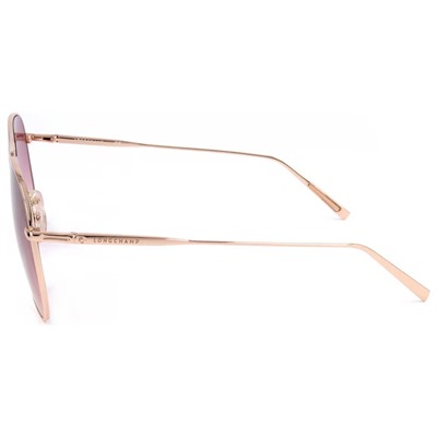 Fashion Men's Rose Gold Aviator Sunglasses  Longchamp