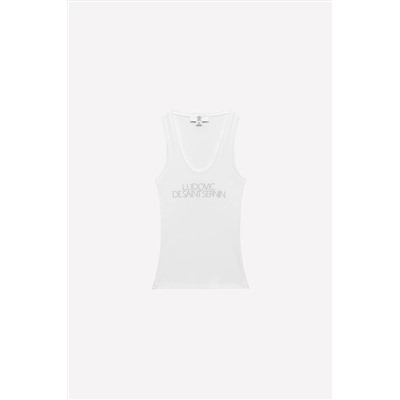 SHINY TEXT TOP LUDOVIC DE SAINT SERNIN x ZARA