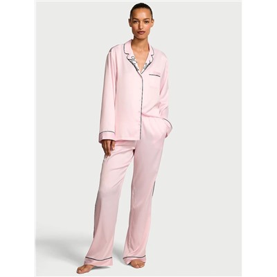 Victoria's Secret Glazed Satin Long Pajama Set