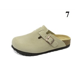 Мужские полутапочки   БИРКЕНШТО*К из натуральной пробки, полностью из натуральной коровьей кожи