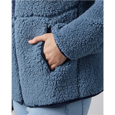 WOMEN'S COZY SHERPA SNAP JACKET