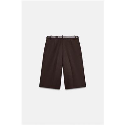 LONG BERMUDA SHORTS WITH BELT