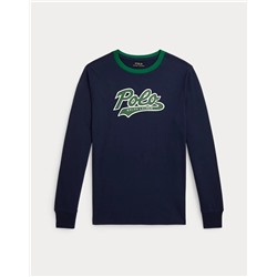 Logo Cotton Long-Sleeve Tee Save your Wishlist Boys 8-20