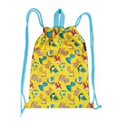 Мешок для обуви Динозавры желтые