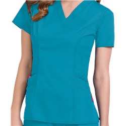 Peaches Scrubs Paige V-Neck Top