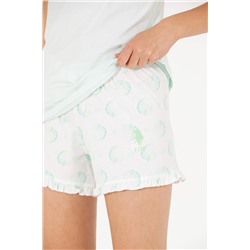 Kadın Yeşil Pijama Takımı
