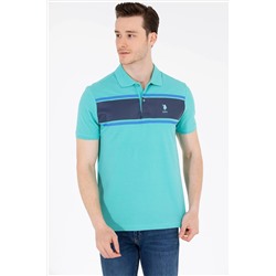 Erkek Mint Polo Yaka Tişört