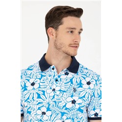 Erkek Kobalt Mavi Tişört