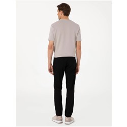Siyah Straight Fit Jean Pantolon