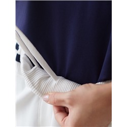 Шорты из эластичного футера-двухнитки