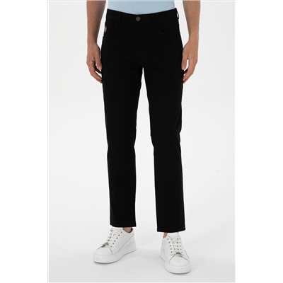 Erkek Siyah Kanvas / Chino Pantolon