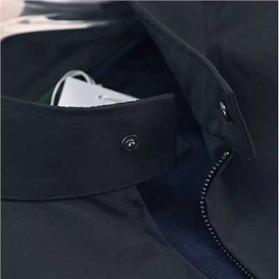 Мужская водоотталкивающая куртка с воротником ЛАКОСТ*Е