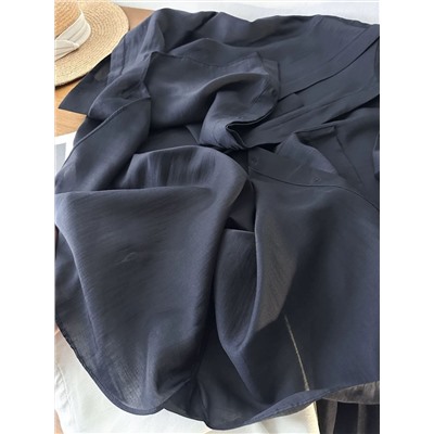 Лёгкая воздушная женская блузка из смесового тенселя  ЗАР*А