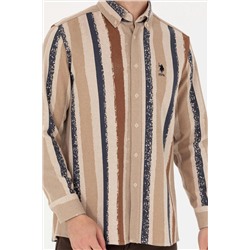 Erkek Taş Uzun Kollu Gömlek