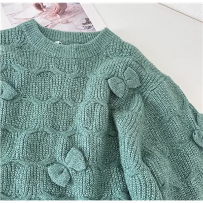 Вязаный свитер для девочек ЗАР*А