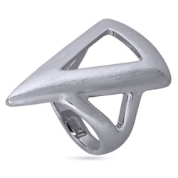 Кольцо (покрытие сатиновый родий)