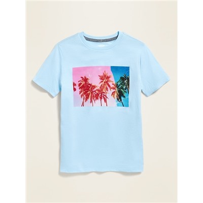 Graphic Crew-Neck Tee for Boys