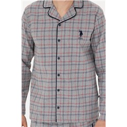 Erkek Gri Melanj Pijama Takımı