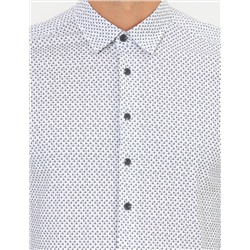 Yeşil Slim Fit Uzun Kollu Gömlek