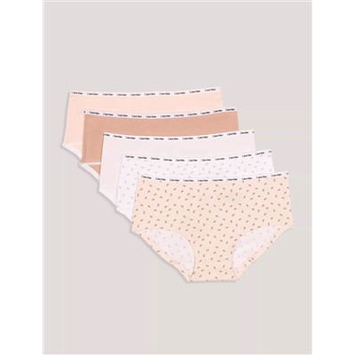 Girls Picot Trim 6-Pack Hipster