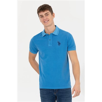 Erkek Petrol Basic Polo Yaka Tişört