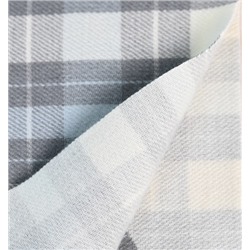 Зимний теплый мягкий клетчатый жаккардовый шарф