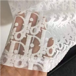 Прозрачная ажурная блузка с длинным рукавом  Christia*n Dio*r