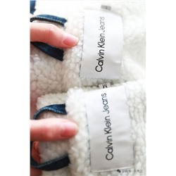 Мужская джинсовая куртка на меховой подкладке  Calvi*n Klei*n