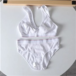 Женский комплект хлопкового белья в рубчик АЛЕКСАНДР ВАН*Г