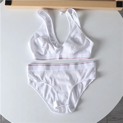 Женский комплект хлопкового белья в рубчик АЛЕКСАНДР ВАН*Г