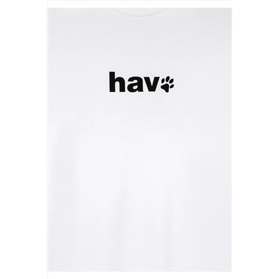 Mavi Hav Baskılı Beyaz Tişört Regular Fit / Normal Kesim 0612759-620