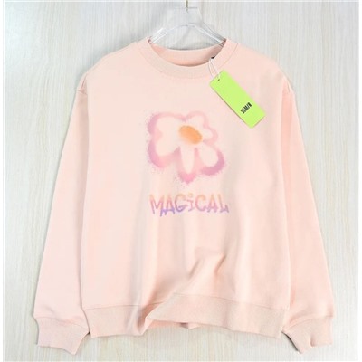 Женская повседневная толстовка с круглым вырезом