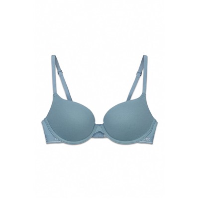 Sujetador push up algodón canalé verde GORGEOUS