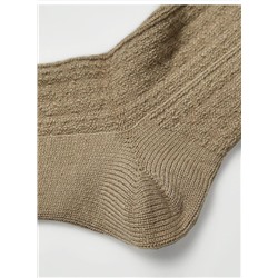 Набор вязаных женских носков, 5 пар случайной расцветки  Uniqlo