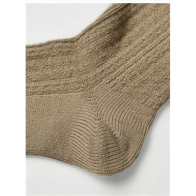 Набор вязаных женских носков, 5 пар случайной расцветки  Uniqlo