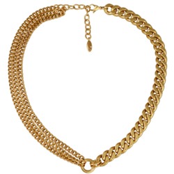 Колье (покрытие античное золото) 54см, Есть комплект