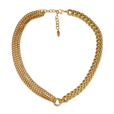 Колье (покрытие античное золото) 54см, Есть комплект