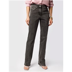 Прямые джинсы из эластичного денима