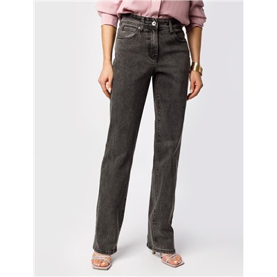 Прямые джинсы из эластичного денима