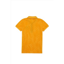 Erkek Çocuk Sarı Polo Yaka Tişört