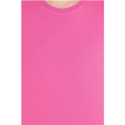 Erkek Pembe Basic Bisiklet Yaka Tişört